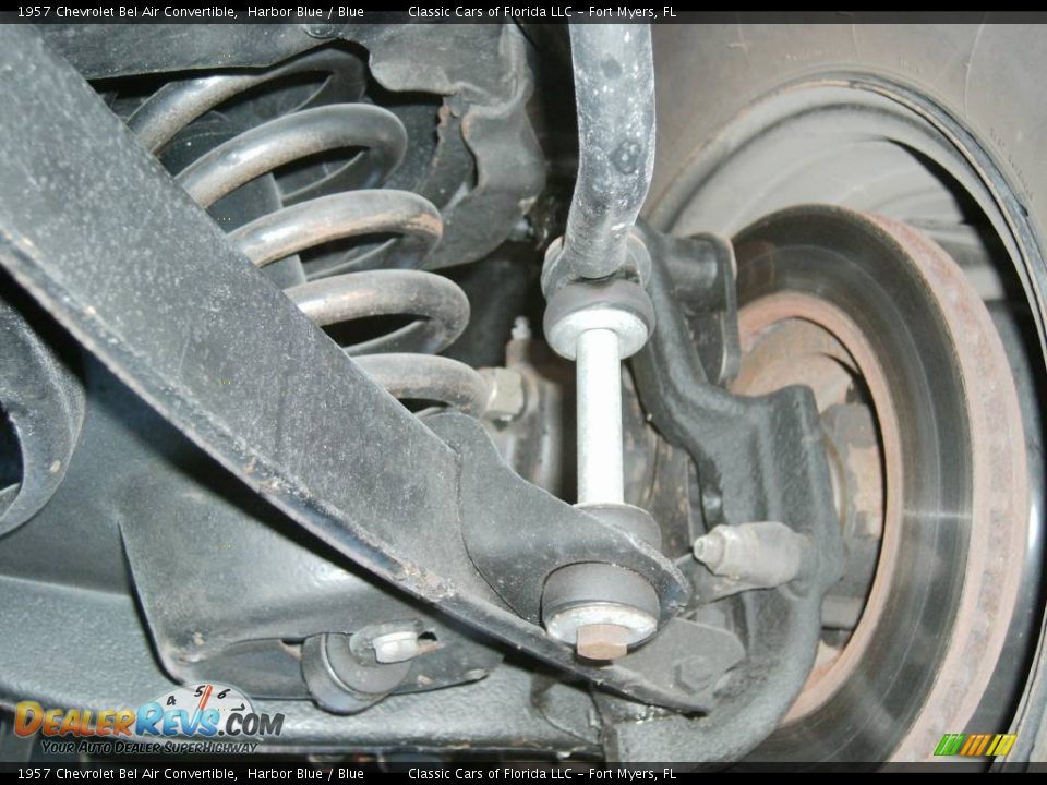 1957 Chevrolet Bel Air Convertible Harbor Blue / Blue Photo #13