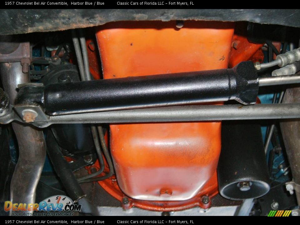 1957 Chevrolet Bel Air Convertible Harbor Blue / Blue Photo #15