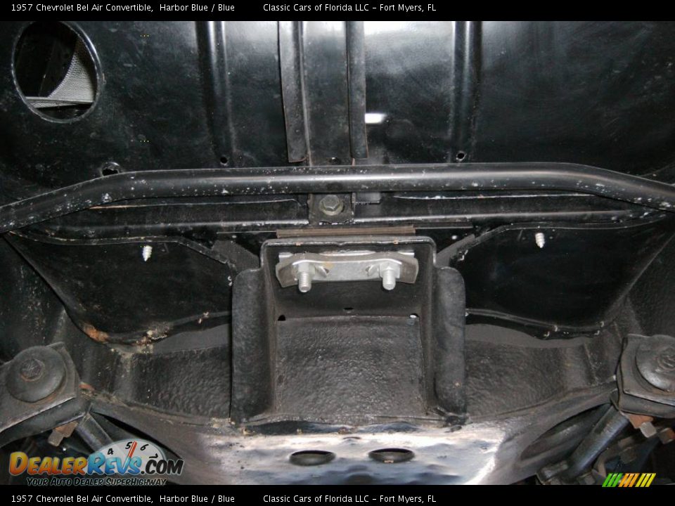 1957 Chevrolet Bel Air Convertible Harbor Blue / Blue Photo #16