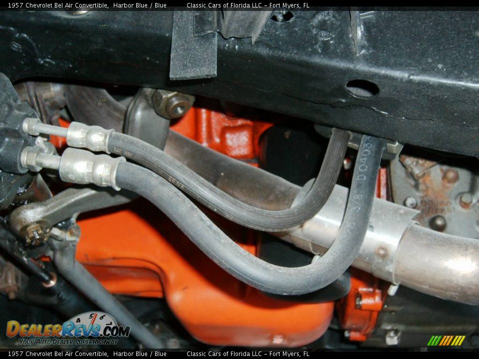 1957 Chevrolet Bel Air Convertible Harbor Blue / Blue Photo #17