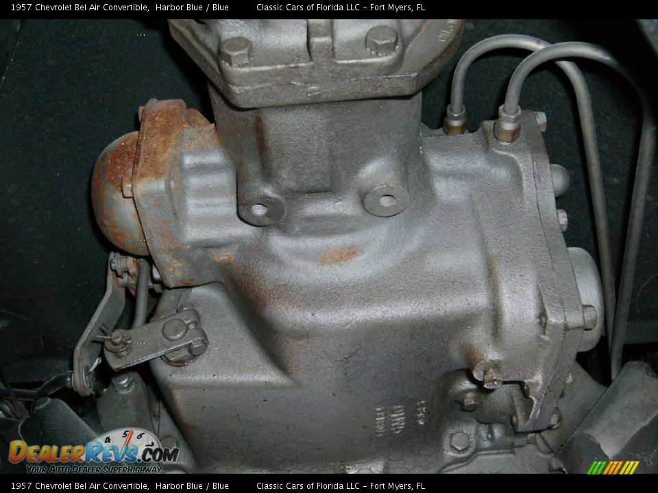 1957 Chevrolet Bel Air Convertible Harbor Blue / Blue Photo #19