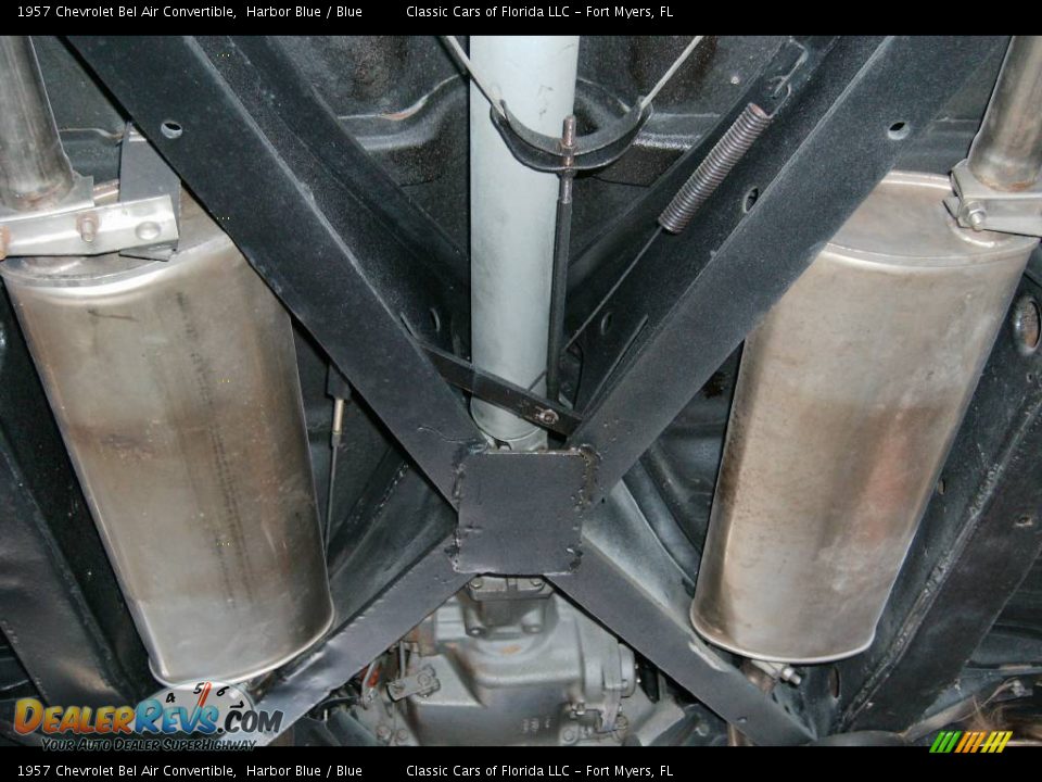 1957 Chevrolet Bel Air Convertible Harbor Blue / Blue Photo #20
