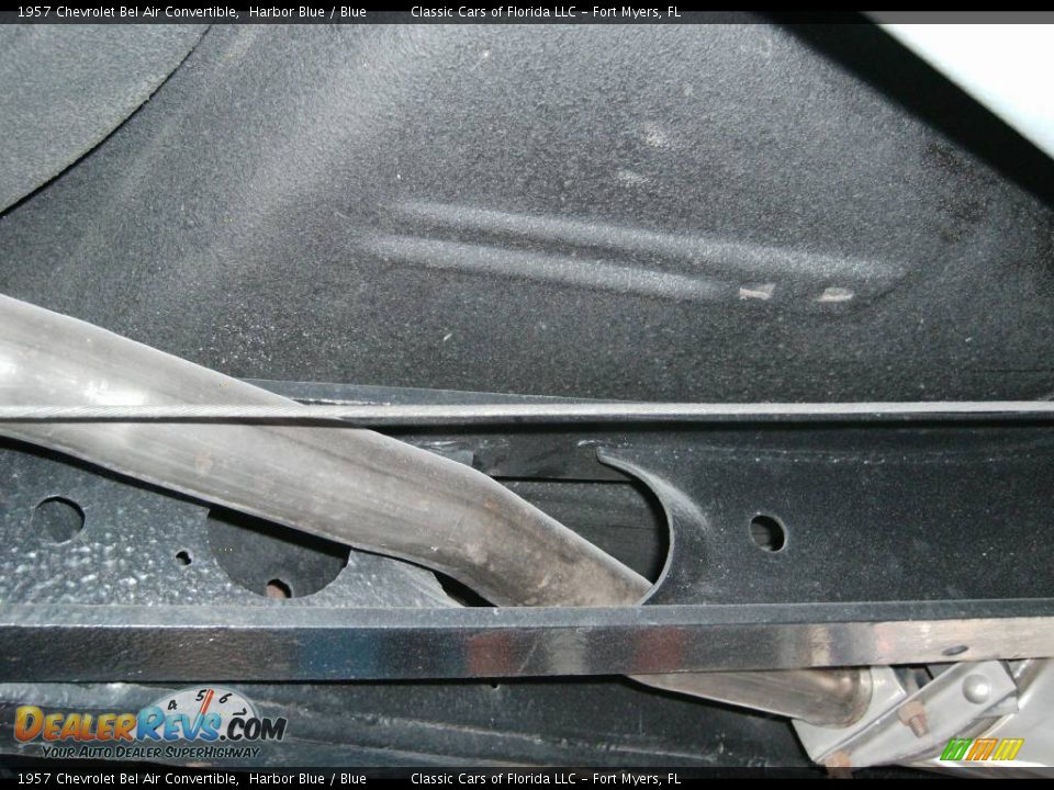 1957 Chevrolet Bel Air Convertible Harbor Blue / Blue Photo #21