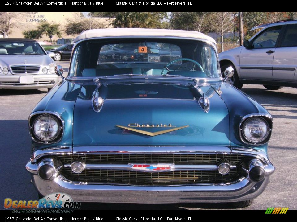 1957 Chevrolet Bel Air Convertible Harbor Blue / Blue Photo #22