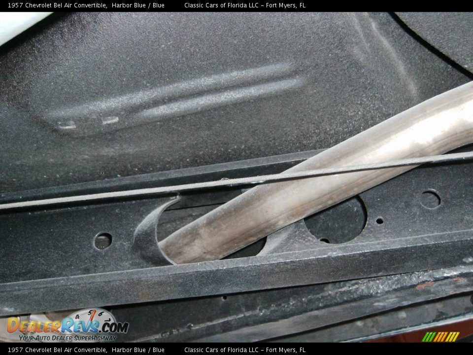 1957 Chevrolet Bel Air Convertible Harbor Blue / Blue Photo #23