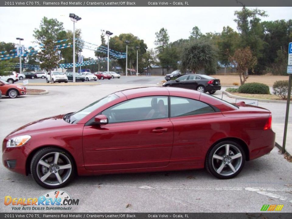 Flamenco Red Metallic 2011 Volvo C70 T5 Photo #15