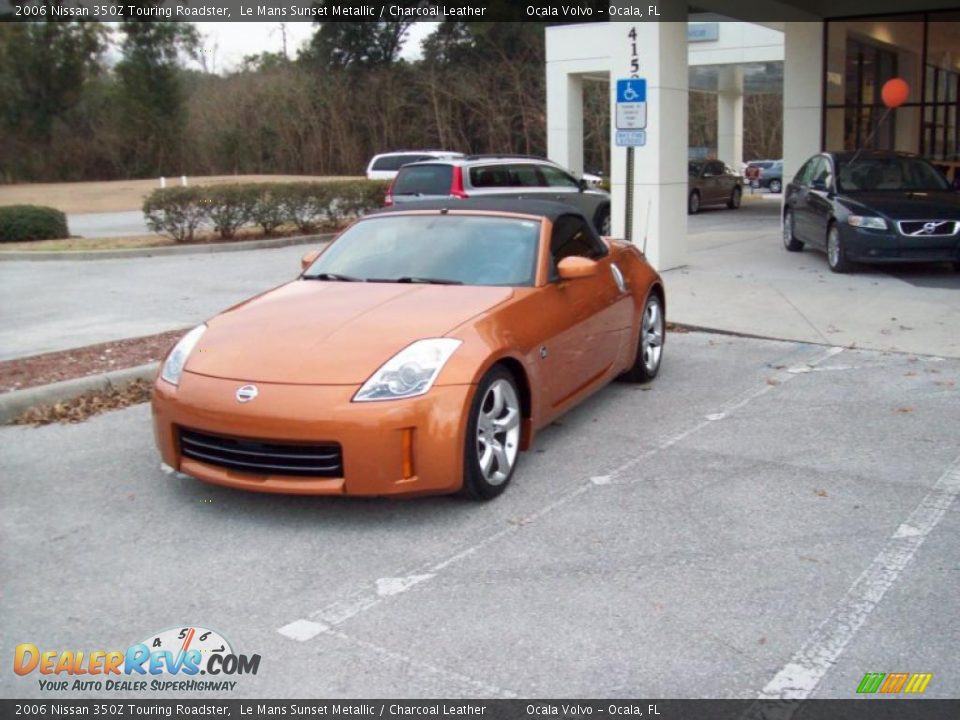 2006 Nissan 350Z Touring Roadster Le Mans Sunset Metallic / Charcoal Leather Photo #3