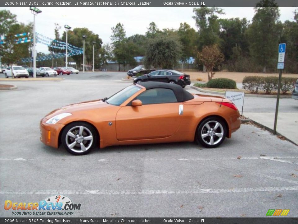 2006 Nissan 350Z Touring Roadster Le Mans Sunset Metallic / Charcoal Leather Photo #5