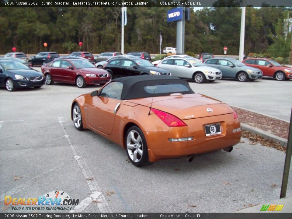 2006 Nissan 350Z Touring Roadster Le Mans Sunset Metallic / Charcoal Leather Photo #7