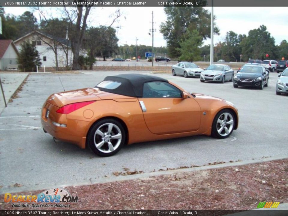 2006 Nissan 350Z Touring Roadster Le Mans Sunset Metallic / Charcoal Leather Photo #9