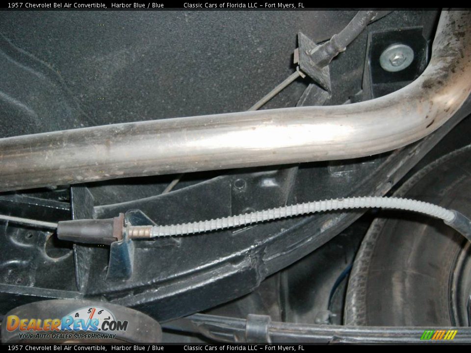 1957 Chevrolet Bel Air Convertible Harbor Blue / Blue Photo #24