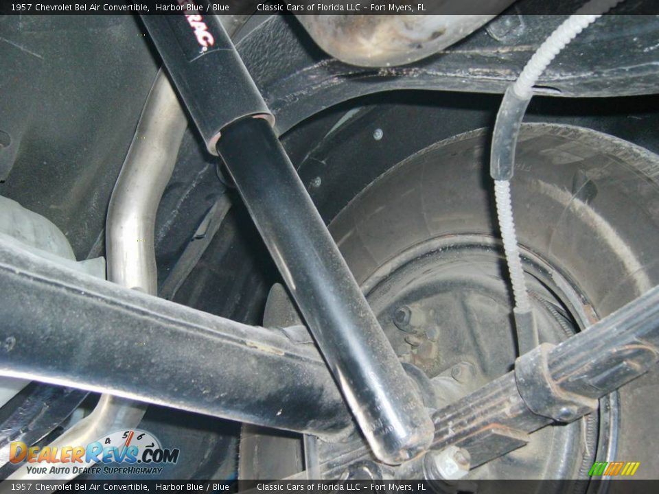 1957 Chevrolet Bel Air Convertible Harbor Blue / Blue Photo #25