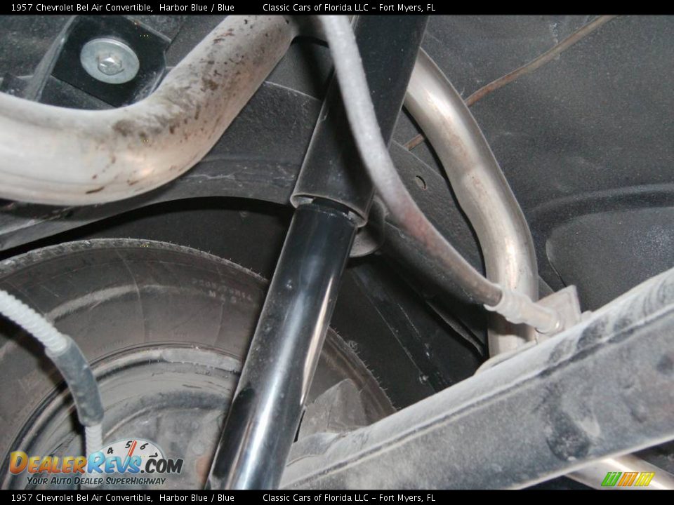 1957 Chevrolet Bel Air Convertible Harbor Blue / Blue Photo #26