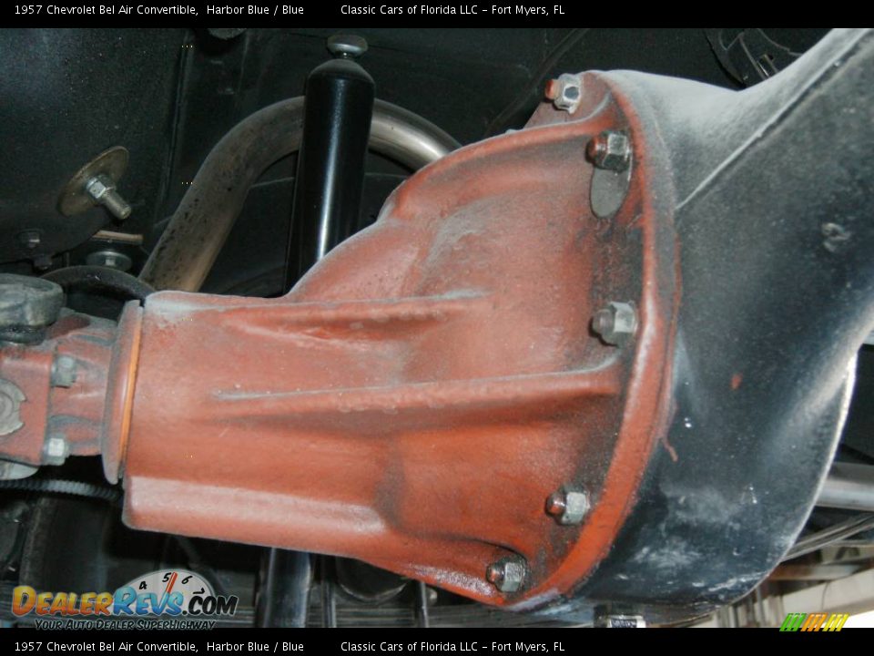 1957 Chevrolet Bel Air Convertible Harbor Blue / Blue Photo #27