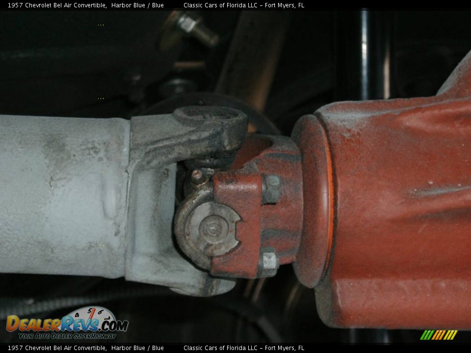 1957 Chevrolet Bel Air Convertible Harbor Blue / Blue Photo #28