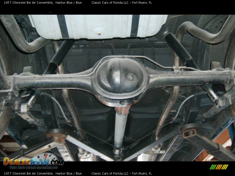 1957 Chevrolet Bel Air Convertible Harbor Blue / Blue Photo #30