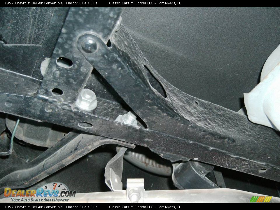 1957 Chevrolet Bel Air Convertible Harbor Blue / Blue Photo #31