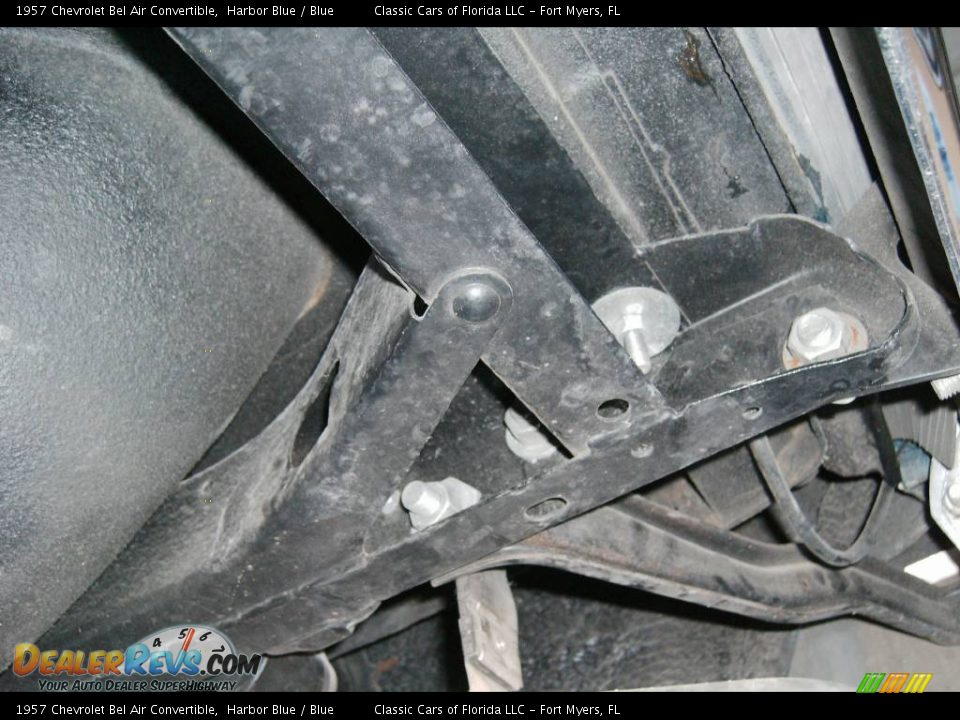 1957 Chevrolet Bel Air Convertible Harbor Blue / Blue Photo #32