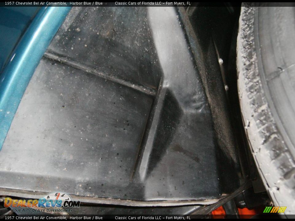 1957 Chevrolet Bel Air Convertible Harbor Blue / Blue Photo #33