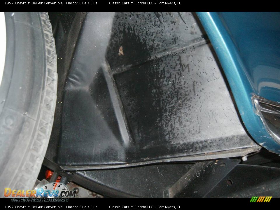 1957 Chevrolet Bel Air Convertible Harbor Blue / Blue Photo #34