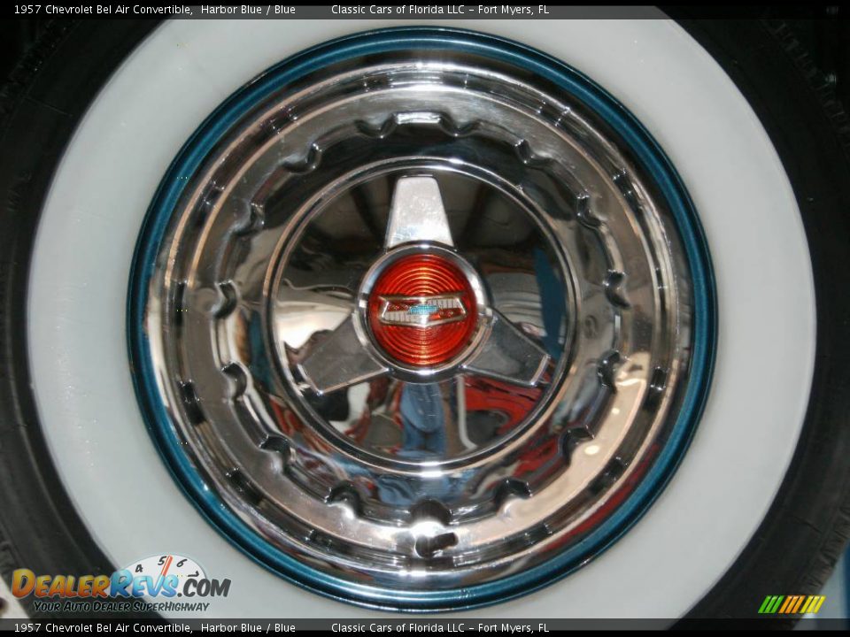 1957 Chevrolet Bel Air Convertible Harbor Blue / Blue Photo #36