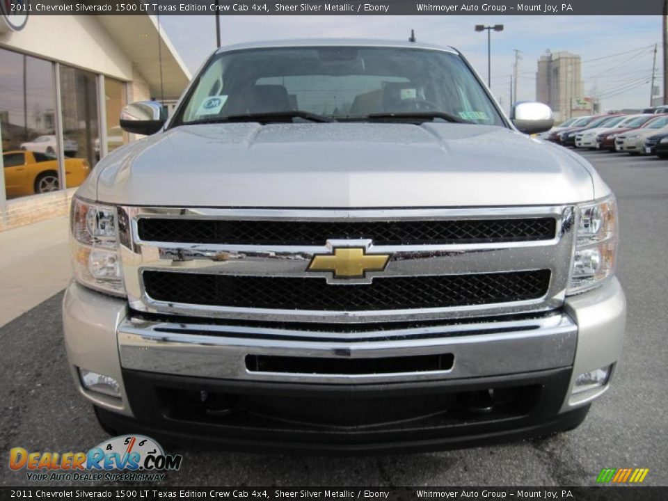 2011 Chevrolet Silverado 1500 LT Texas Edition Crew Cab 4x4 Sheer Silver Metallic / Ebony Photo #4