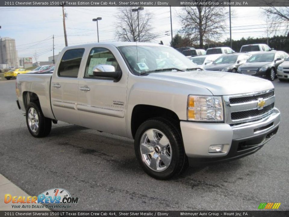 2011 Chevrolet Silverado 1500 LT Texas Edition Crew Cab 4x4 Sheer Silver Metallic / Ebony Photo #5