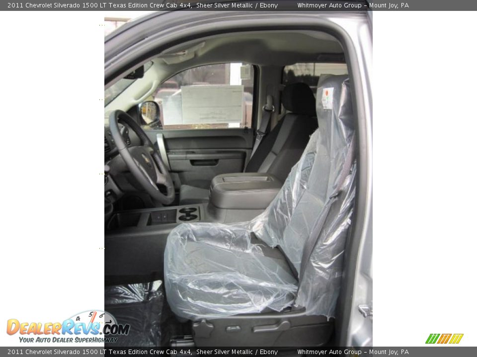 2011 Chevrolet Silverado 1500 LT Texas Edition Crew Cab 4x4 Sheer Silver Metallic / Ebony Photo #14