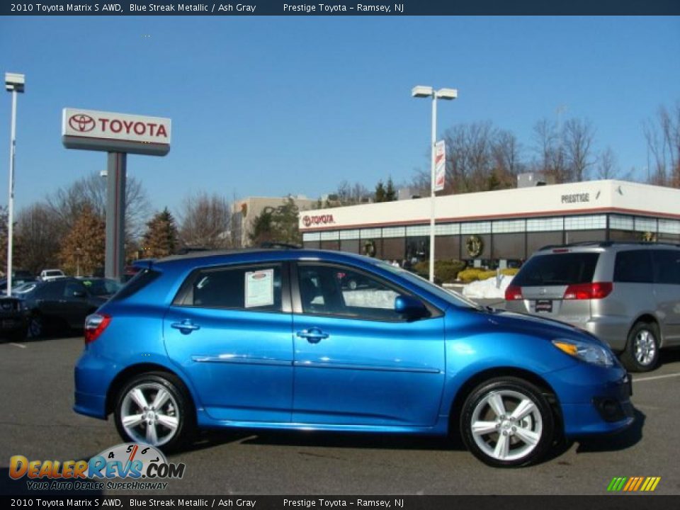 2010 Toyota Matrix S AWD Blue Streak Metallic / Ash Gray Photo #1