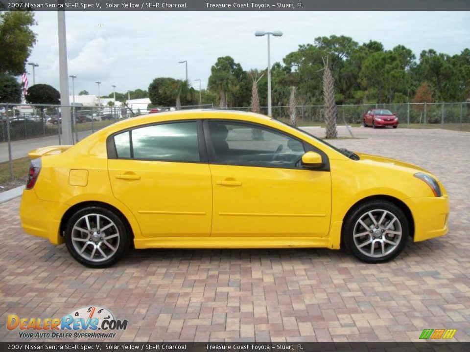 Solar Yellow 2007 Nissan Sentra SE-R Spec V Photo #2