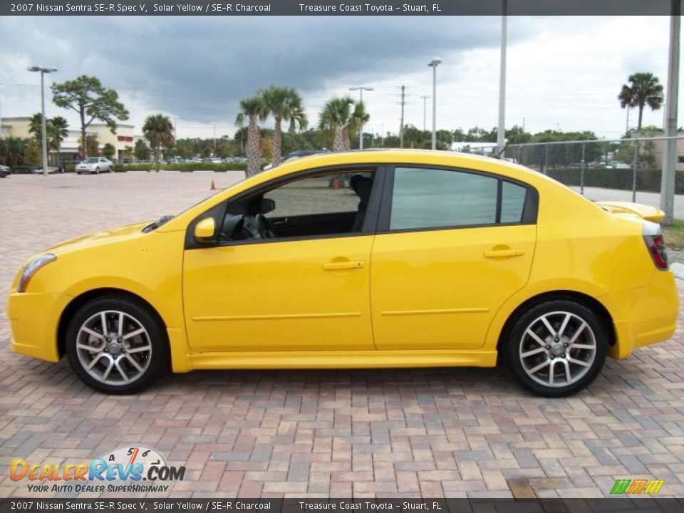Solar Yellow 2007 Nissan Sentra SE-R Spec V Photo #9