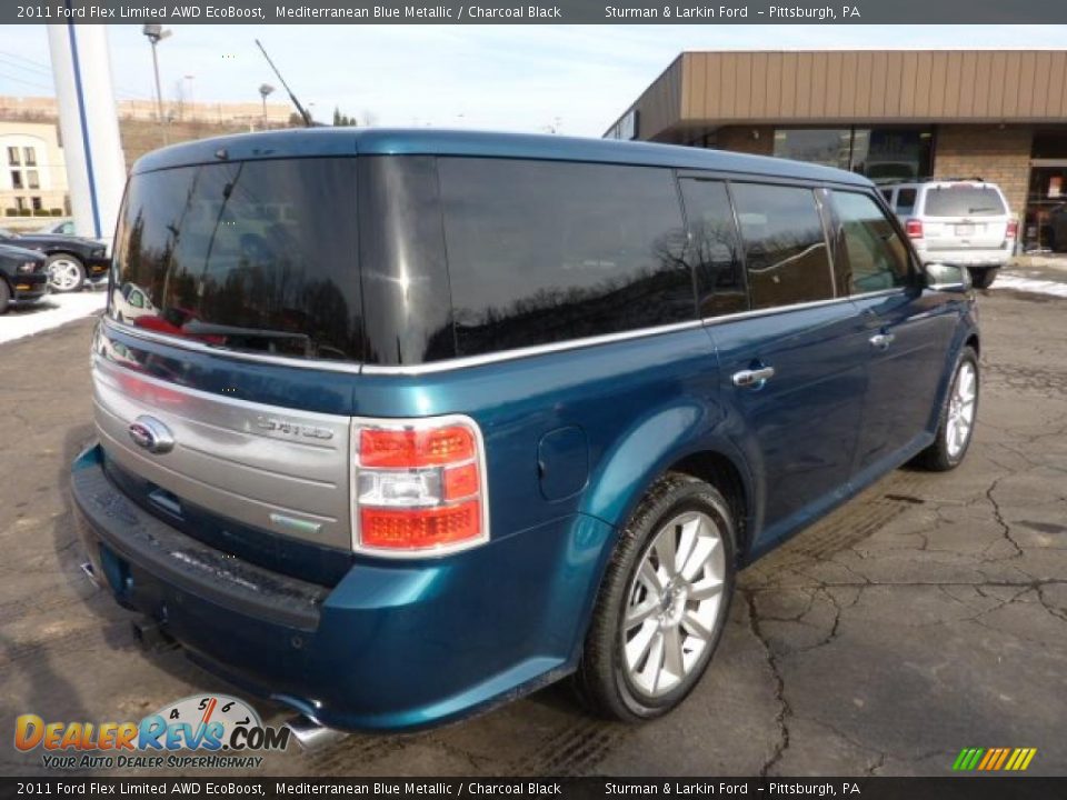 Mediterranean Blue Metallic 2011 Ford Flex Limited AWD EcoBoost Photo #2