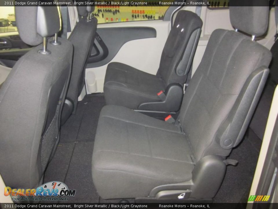 Black/Light Graystone Interior - 2011 Dodge Grand Caravan Mainstreet Photo #23