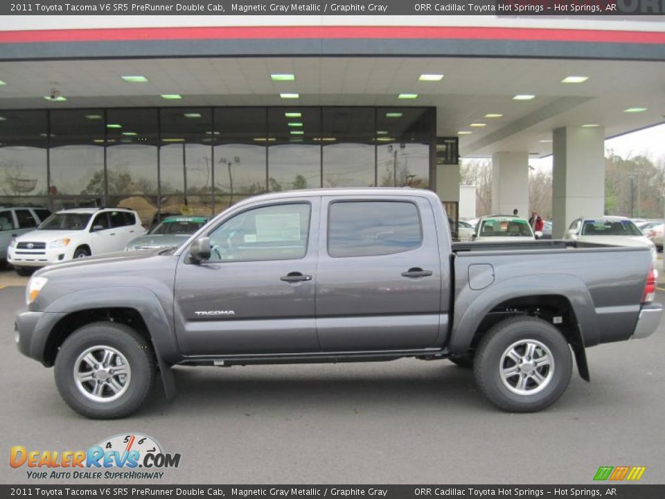 2011 Toyota Tacoma V6 SR5 PreRunner Double Cab Magnetic Gray Metallic / Graphite Gray Photo #2