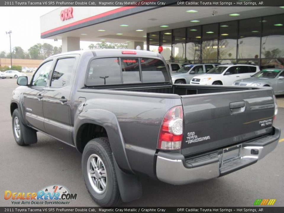 2011 Toyota Tacoma V6 SR5 PreRunner Double Cab Magnetic Gray Metallic / Graphite Gray Photo #3