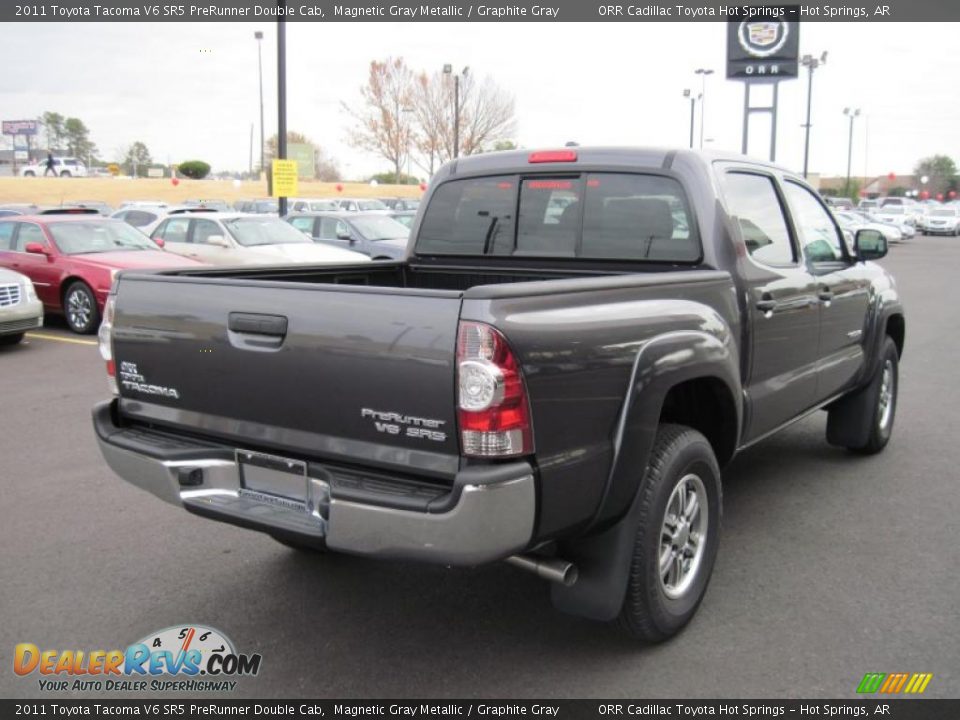 2011 Toyota Tacoma V6 SR5 PreRunner Double Cab Magnetic Gray Metallic / Graphite Gray Photo #5