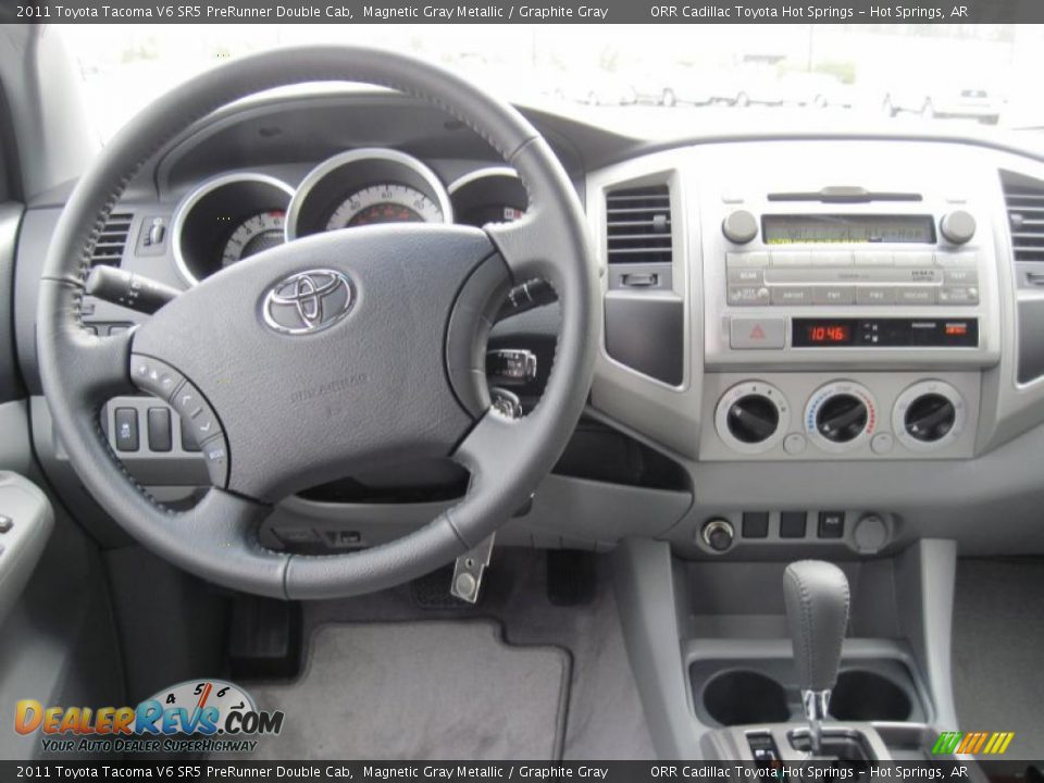 Dashboard of 2011 Toyota Tacoma V6 SR5 PreRunner Double Cab Photo #13