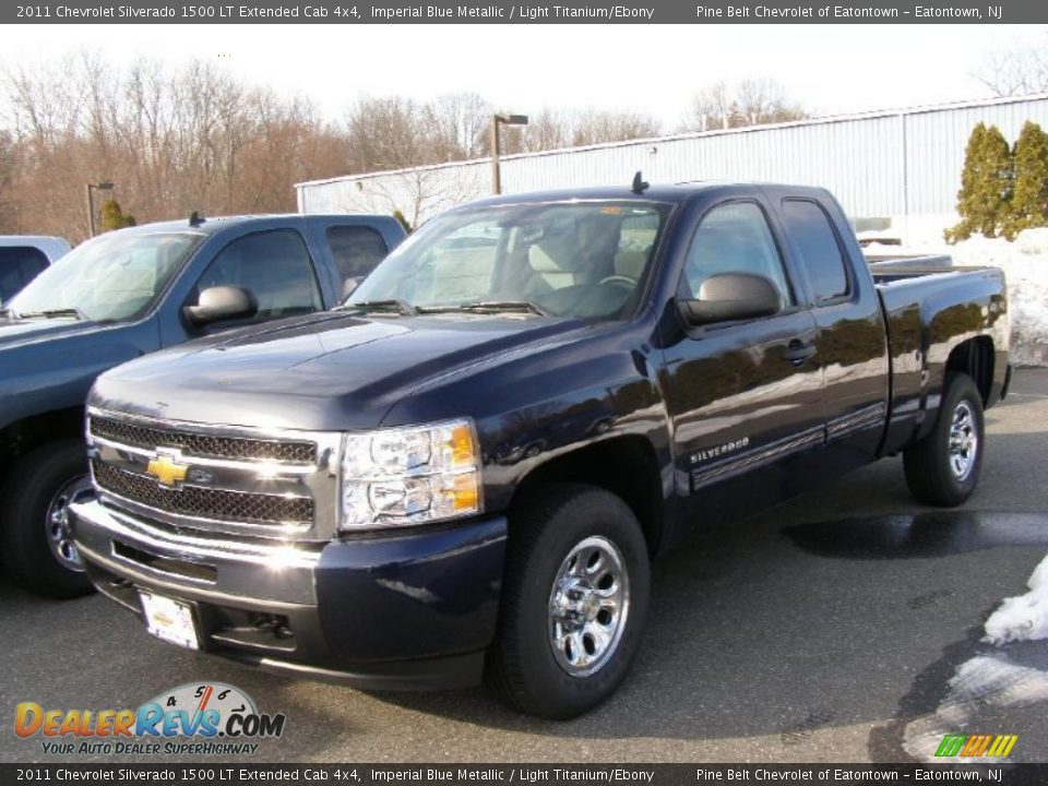 2011 Chevrolet Silverado 1500 LT Extended Cab 4x4 Imperial Blue Metallic / Light Titanium/Ebony Photo #1