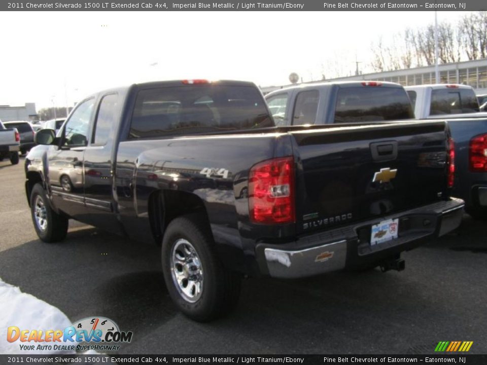 2011 Chevrolet Silverado 1500 LT Extended Cab 4x4 Imperial Blue Metallic / Light Titanium/Ebony Photo #2