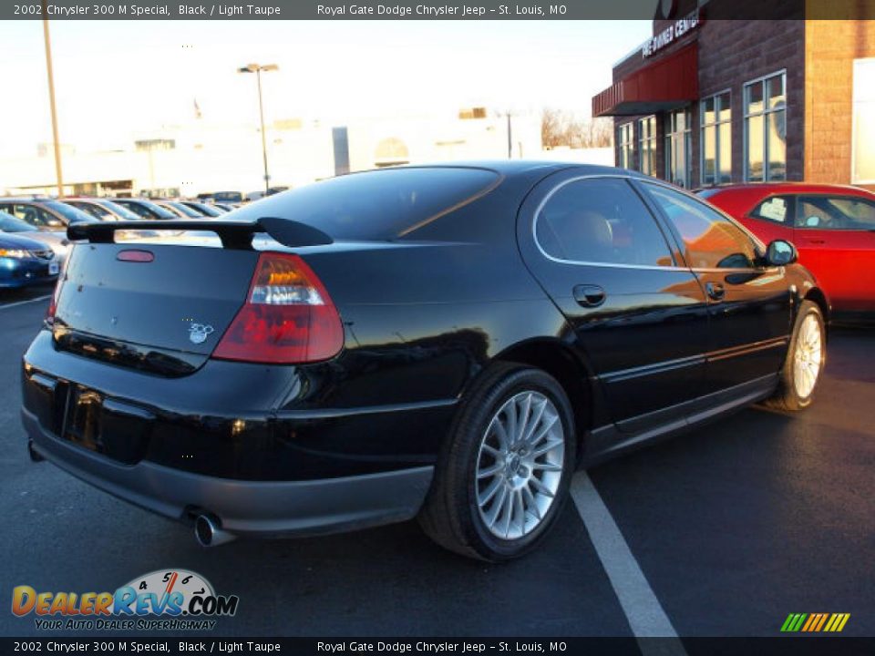 2002 Chrysler 300 M Special Black / Light Taupe Photo #3