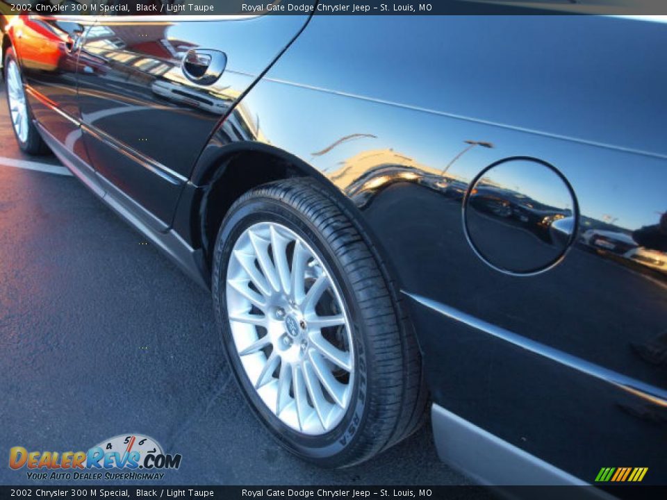 2002 Chrysler 300 M Special Black / Light Taupe Photo #4