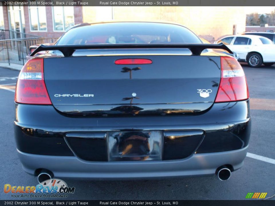 2002 Chrysler 300 M Special Black / Light Taupe Photo #6