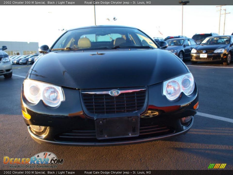 2002 Chrysler 300 M Special Black / Light Taupe Photo #8