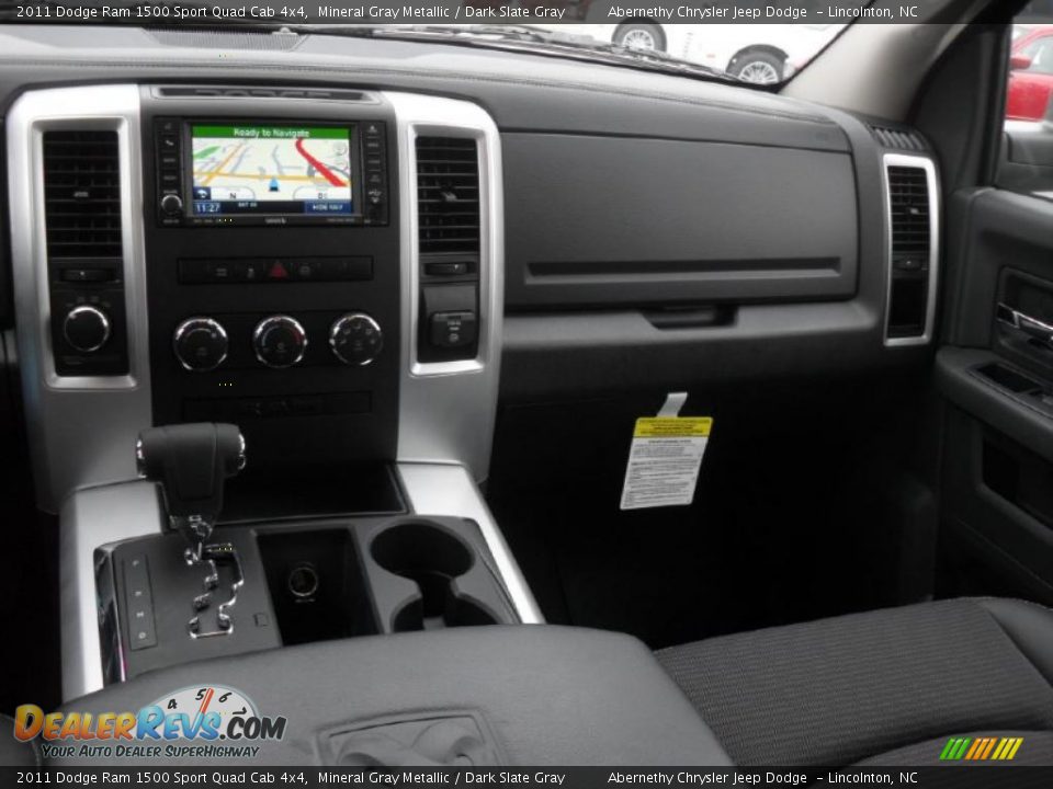 2011 Dodge Ram 1500 Sport Quad Cab 4x4 Mineral Gray Metallic / Dark Slate Gray Photo #18