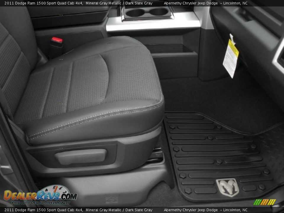 2011 Dodge Ram 1500 Sport Quad Cab 4x4 Mineral Gray Metallic / Dark Slate Gray Photo #21