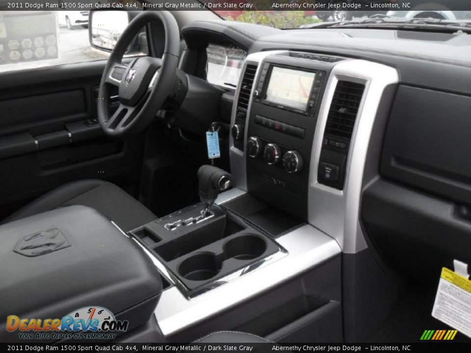 2011 Dodge Ram 1500 Sport Quad Cab 4x4 Mineral Gray Metallic / Dark Slate Gray Photo #22