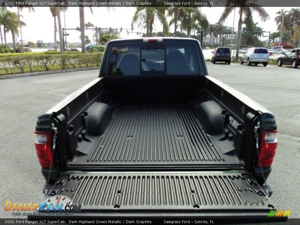 2002 Ford Ranger XLT SuperCab Dark Highland Green Metallic / Dark Graphite Photo #8