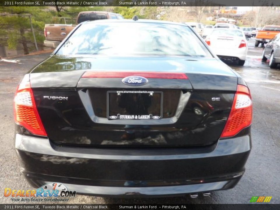 2011 Ford Fusion SE Tuxedo Black Metallic / Charcoal Black Photo #3