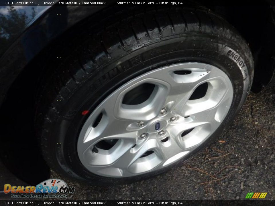 2011 Ford Fusion SE Tuxedo Black Metallic / Charcoal Black Photo #7