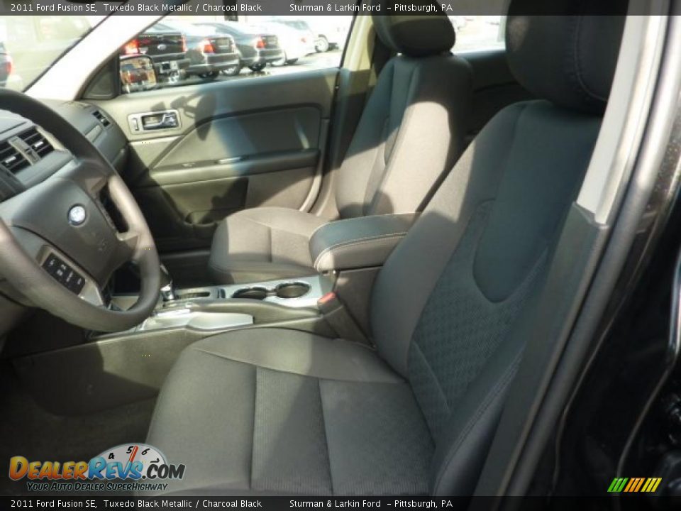 2011 Ford Fusion SE Tuxedo Black Metallic / Charcoal Black Photo #8